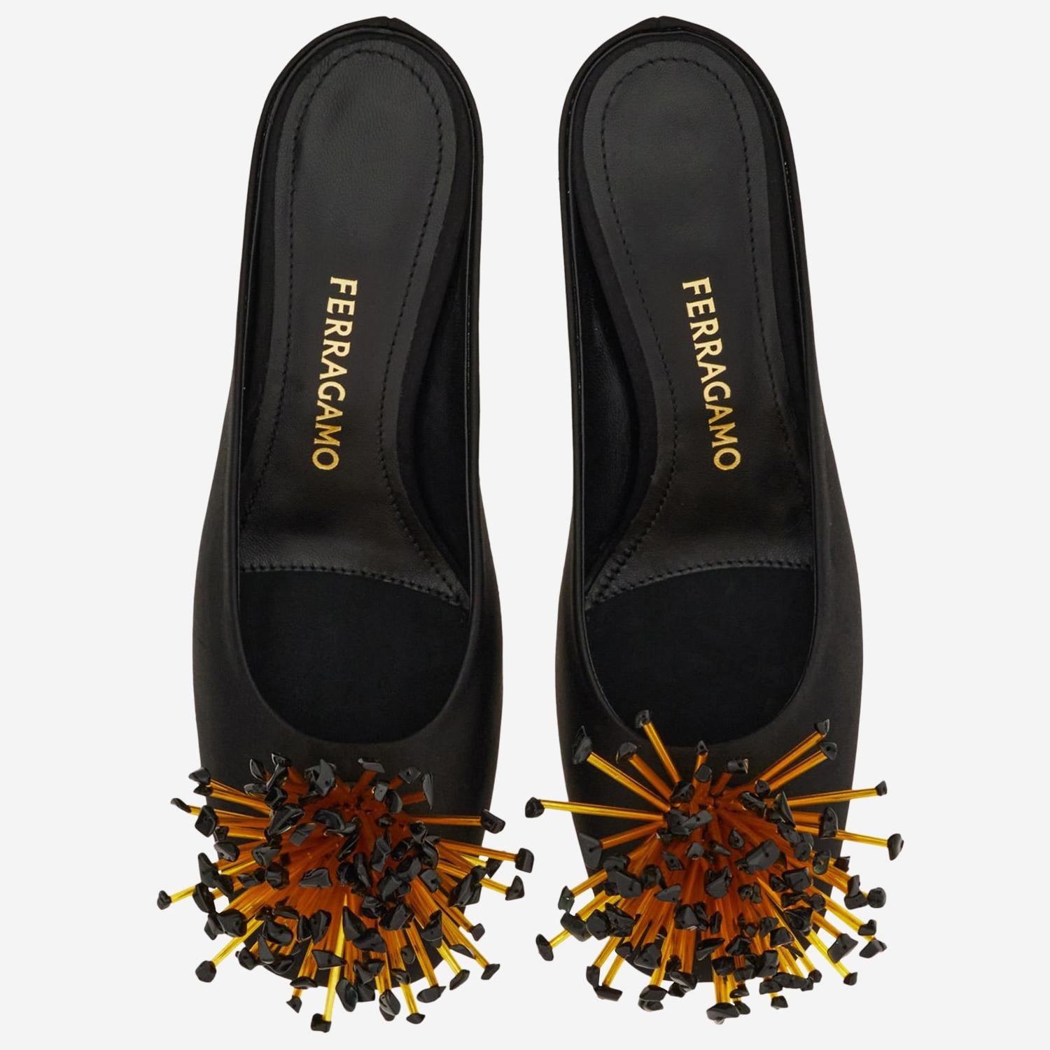 DÉCOLLETÉ CON TACCO SCULTURA S IN TESSUTO 01L622 001 SALVATORE FERRAGAMO 