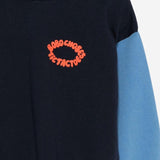 FELPA CON CAPPUCCIO IN COTONE CON LOGO B225AC048  BOBO CHOSES KIDS 