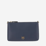 POCHETTE IN PELLE CON LOGO 104277 A0F1G08Q PINKO 