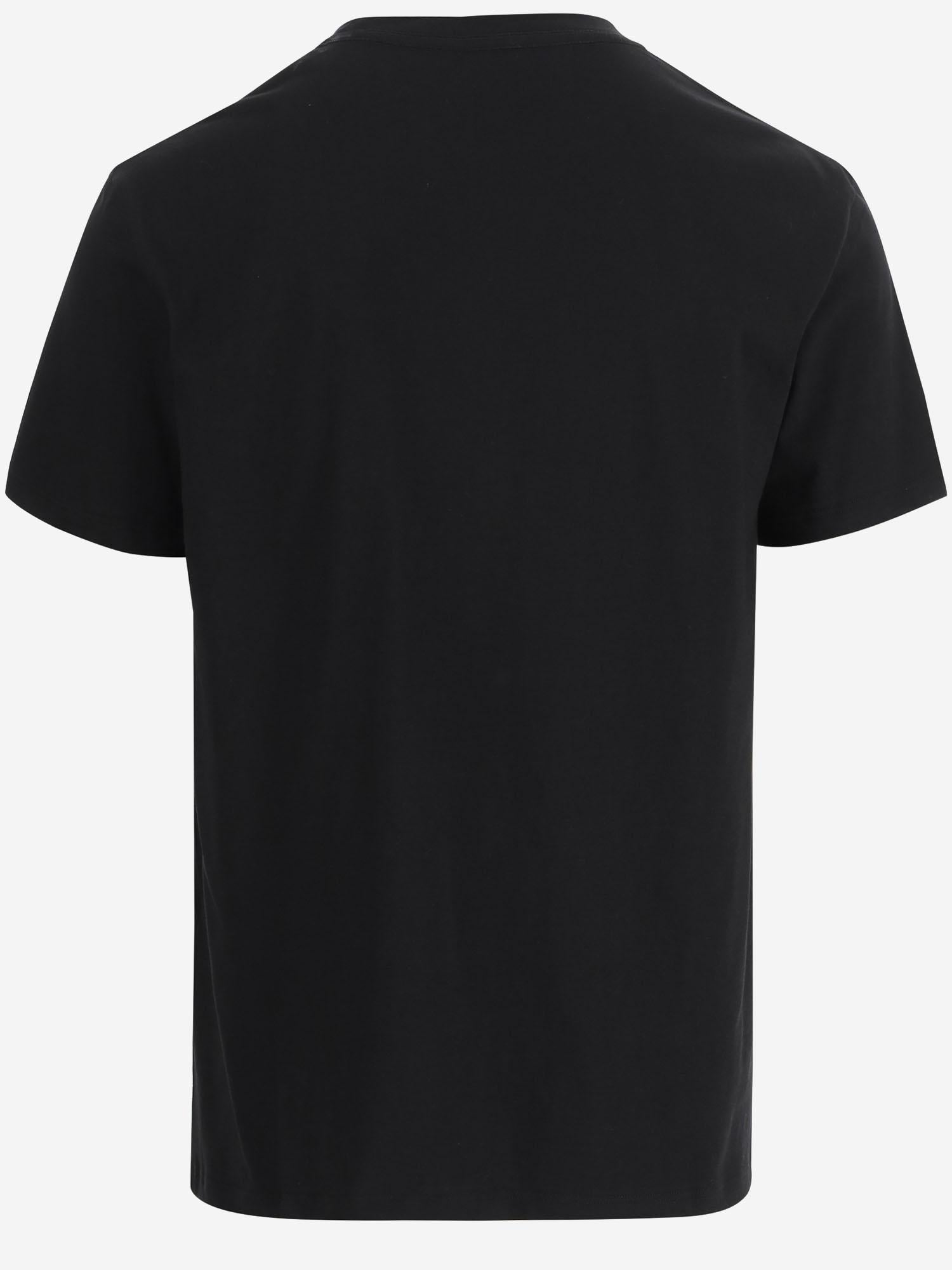 T-SHIRT IN COTONE CON LOGO 7V3MG10V AQ80NO VALENTINO 