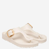 MULES GIZEH BIG BUCKLE 1031366 EGGSHELL BIRKENSTOCK 