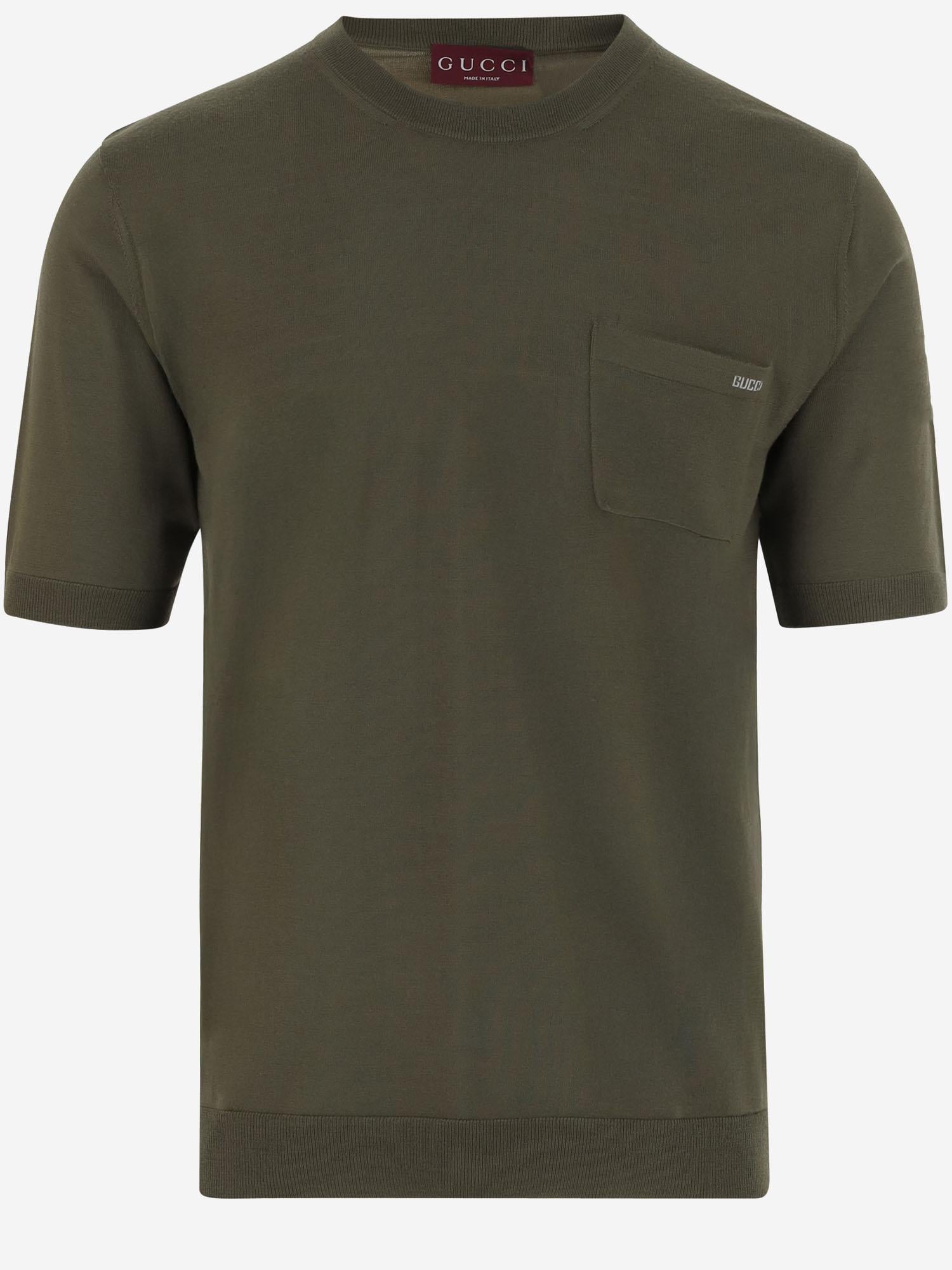 T-SHIRT IN COTONE CON LOGO 824126 XKER23051 GUCCI 