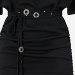 ABITO IN COTONE CON CINTURA 106909 A3ARZ99 PINKO 