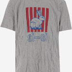 T-SHIRT A MANICHE CORTE CON STAMPA GRAFICA 833132 V5K501367 BOTTEGA VENETA 