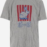 T-SHIRT A MANICHE CORTE CON STAMPA GRAFICA 833132 V5K501367 BOTTEGA VENETA 