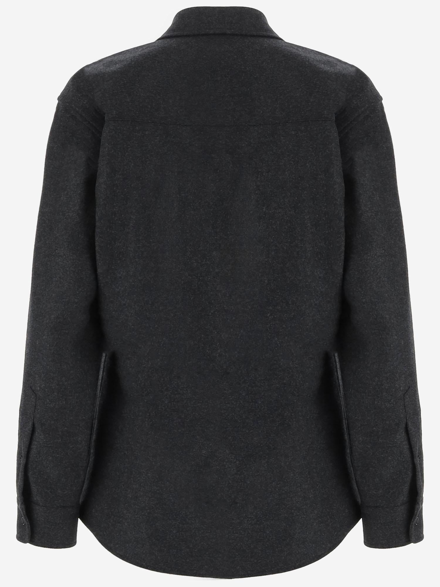 CAMICIA IN LANA WSH04 FAW020075 DARKPARK 