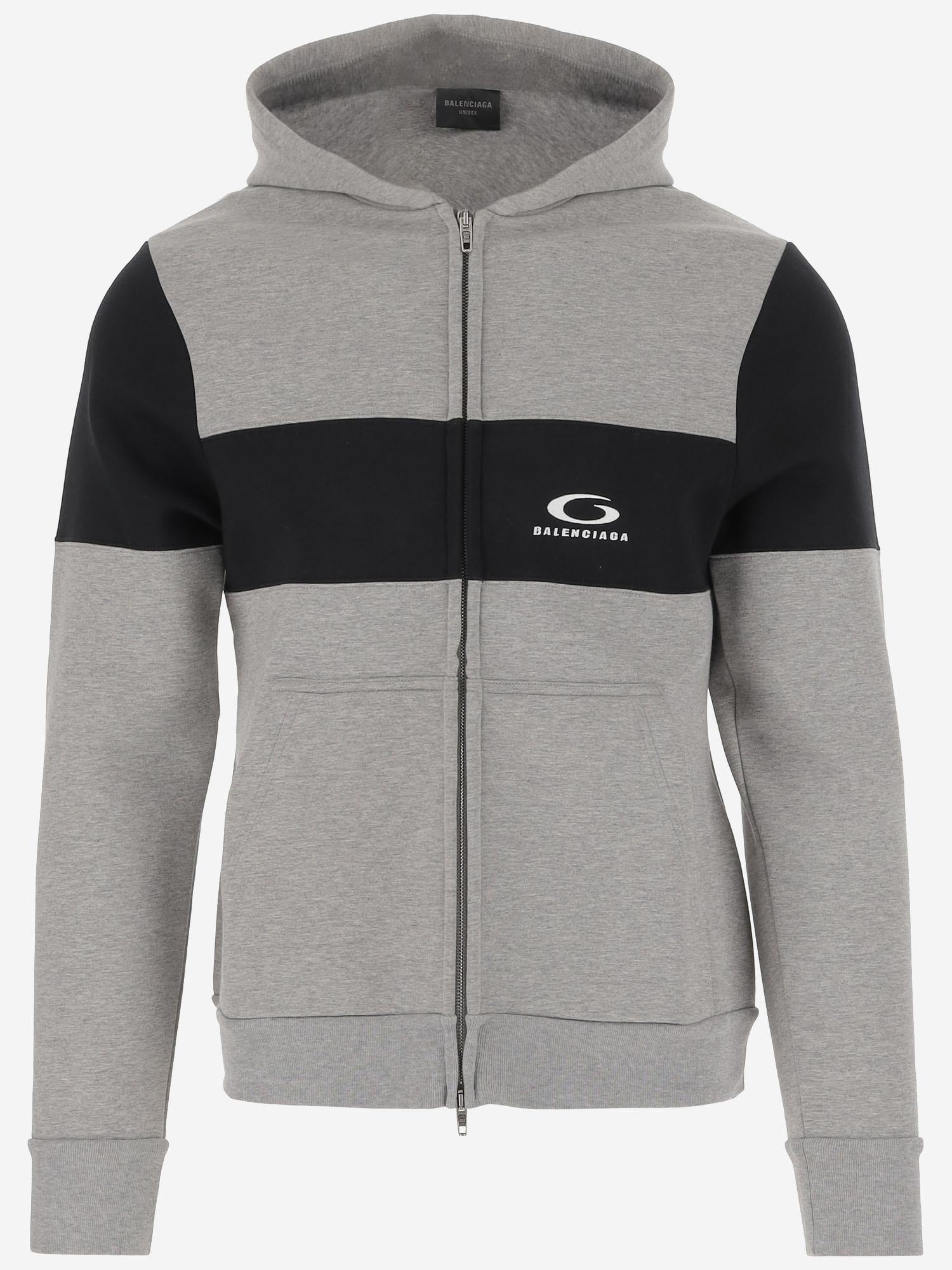 FELPA IN COTONE CON LOGO 808832 TRVJ21167 BALENCIAGA 