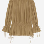 ABITO ARRICCIATO IN COTONE 820966 Y3K752560 SAINT LAURENT 