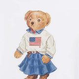 T-SHIRT POLO BEAR IN JERSEY DI COTONE 312A98403 001 POLO RALPH LAUREN KIDS 