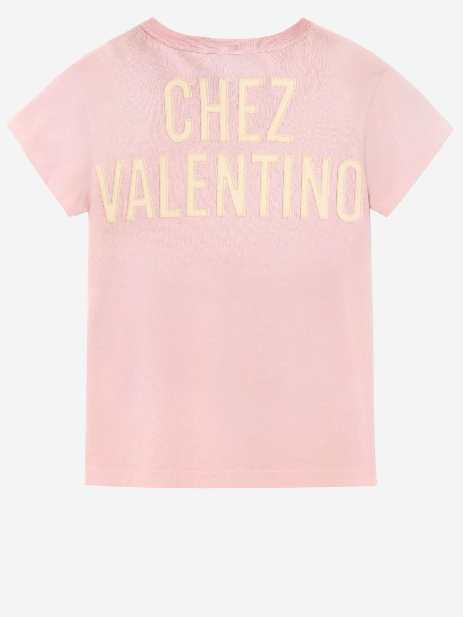 T-SHIRT IN COTONE CON STAMPA 8B3MG24Y 9GLC5R VALENTINO 