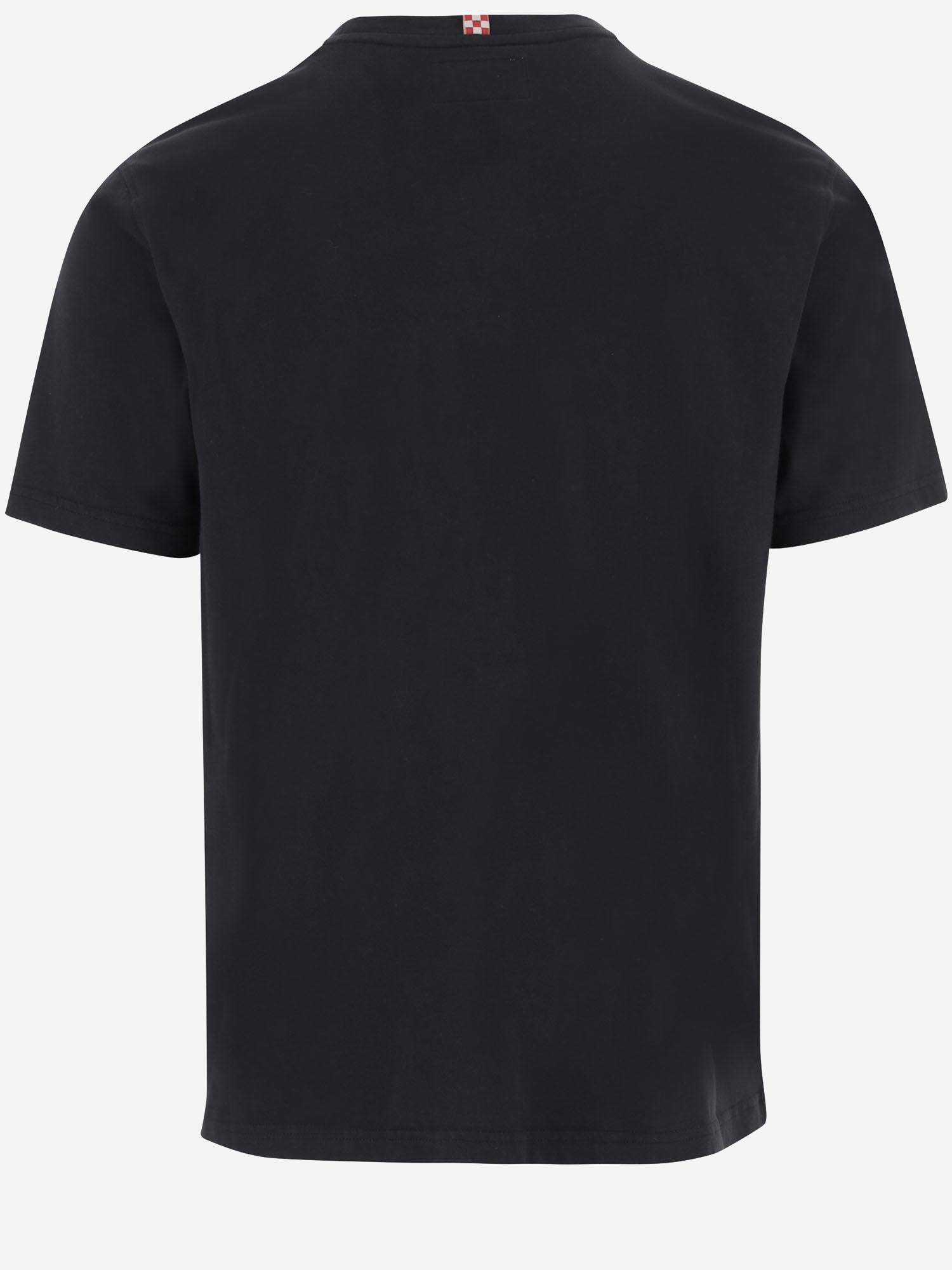 T-SHIRT IN COTONE CON  LOGO ARN0004 03116I MC2 SAINT BARTH 