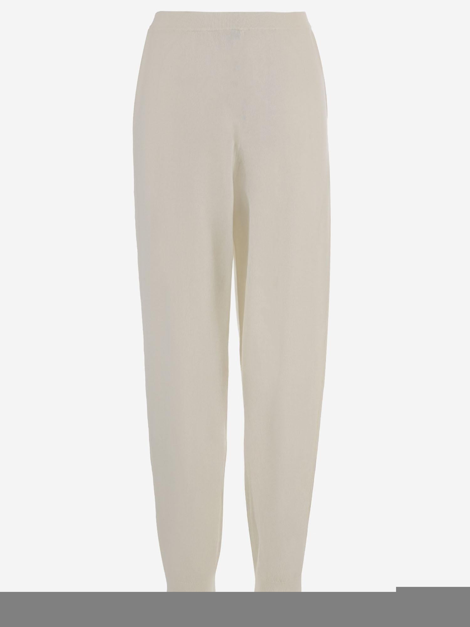 PANTALONI IN LANA E CASHMERE 26217043 40 ALLUDE 