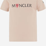 T-SHIRT IN COTONE CON LOGO 8C0003583907 514 MONCLER ENFANTS 