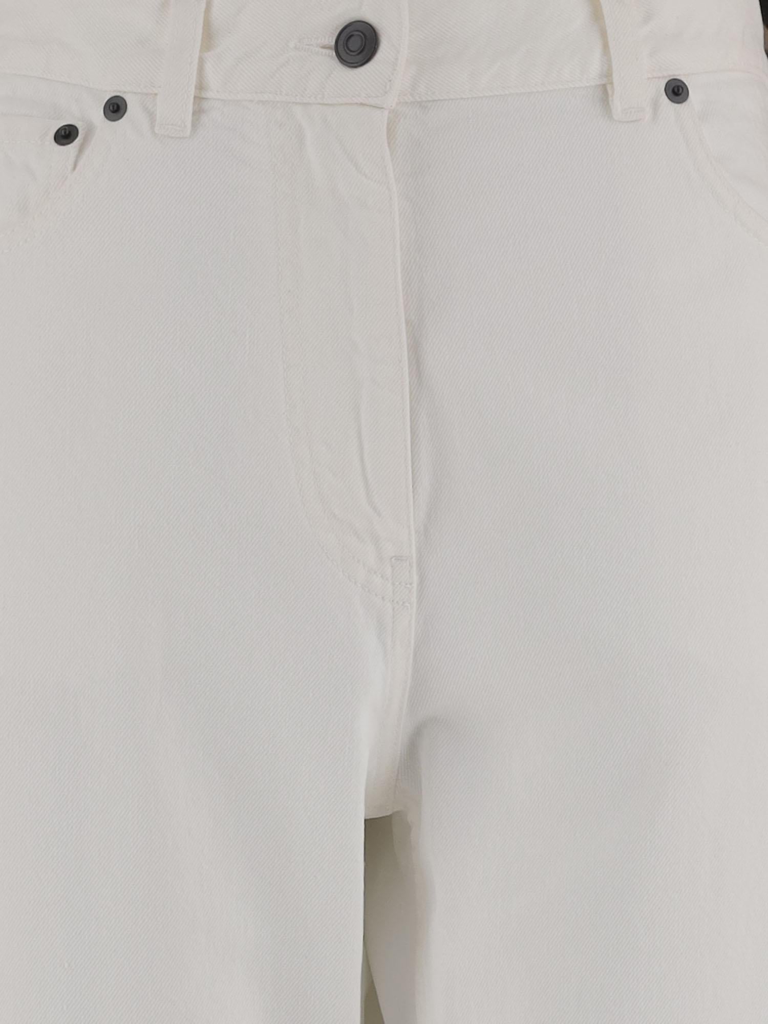 JEANS BURTY IN COTONE 7776W4247 WHT THE ROW 