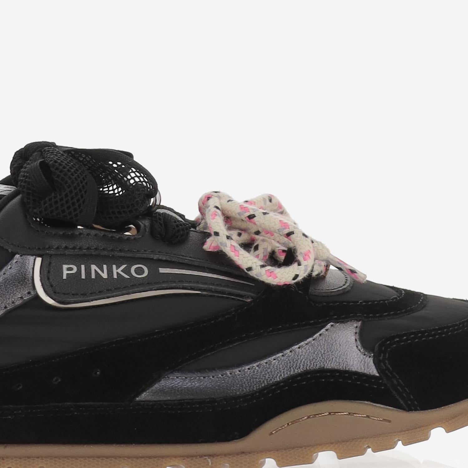 SNEAKERS YULIA CON LACCI BICOLORE SS0185 P076Z99 PINKO 