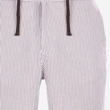 PANTALONI CORTI IN COTONE A RIGHE ISC0001 00972L MC2 SAINT BARTH 
