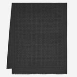 FOULARD IN LANA E SETA 520144 001ANTRACITE SALVATORE FERRAGAMO 