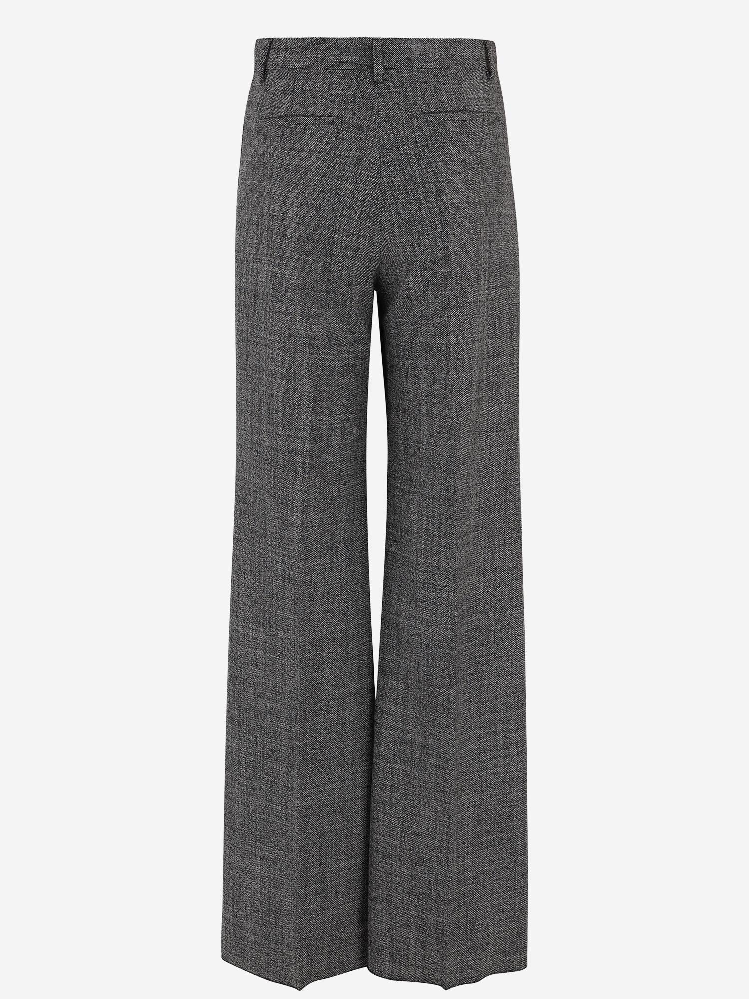 PANTALONI A GAMBA AMPIA IN LANA 7B0RB6S0 9URA01 VALENTINO 