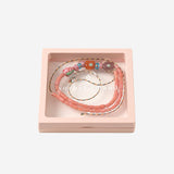 Collana con perle miste in vetro MIXEDGLASSBEAD STRAWBERRYPINK SORBET ISLAND 