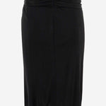 GONNA IN VISCOSA DRAPPEGGIATA 776439 Y7F981000 SAINT LAURENT 