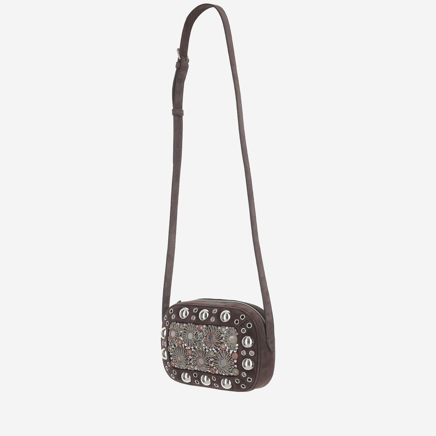 BORSA A TRACOLLA NELLCÔTE IN PELLE SCAMOSCIATA 7W2B0R74 TAARCB VALENTINO GARAVANI 