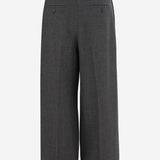 Pantaloni sartoriali a vita alta e gamba ampia in lana 824389 Y5K321473 SAINT LAURENT 