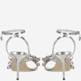 SANDALO CON TACCO E DECORAZIONE METALLICA S089585 SPESLV MACH & MACH 