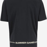 T-SHIRT IN COTONE CON LOGO SG2410101 JETBLACK SUMMER GAMES 