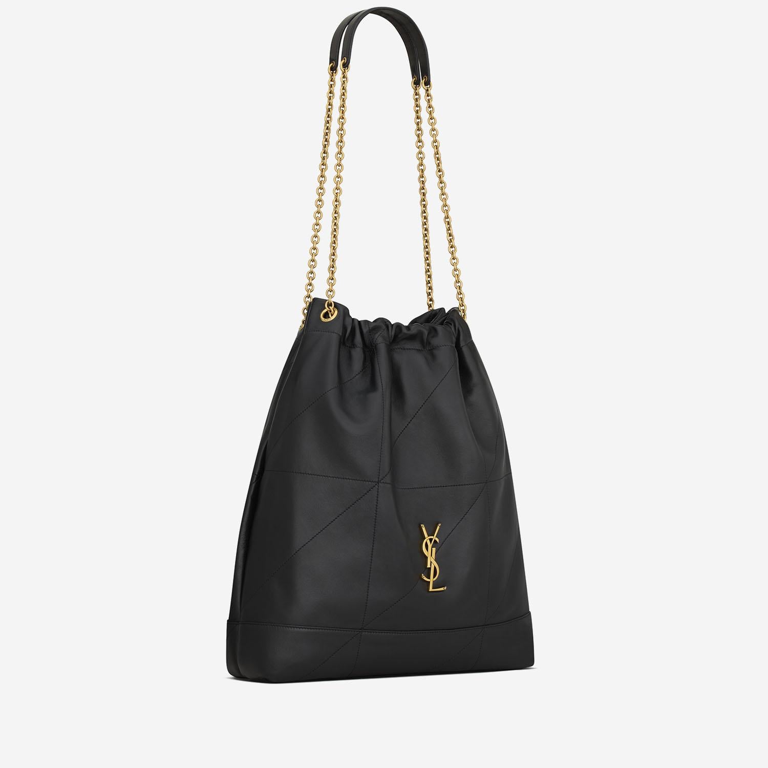 BORSA POCHON JAMIE GRANDE IN PELLE 828350 AAB321000 SAINT LAURENT 