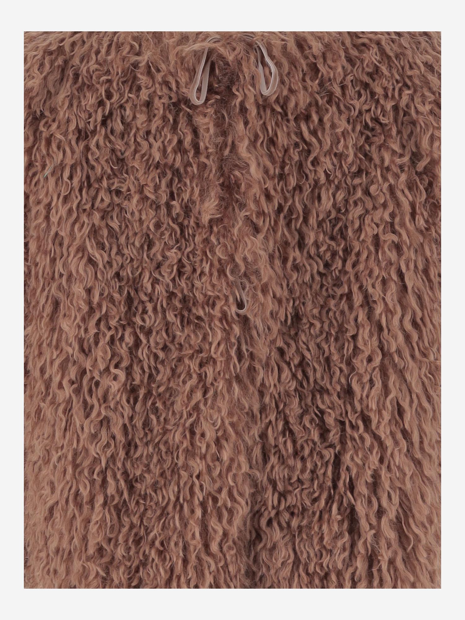 CAPPOTTO FUNKY IN NYLON CON MOTIVO DI PELLICCIA 31548071 069 BABE & TESS KIDS 