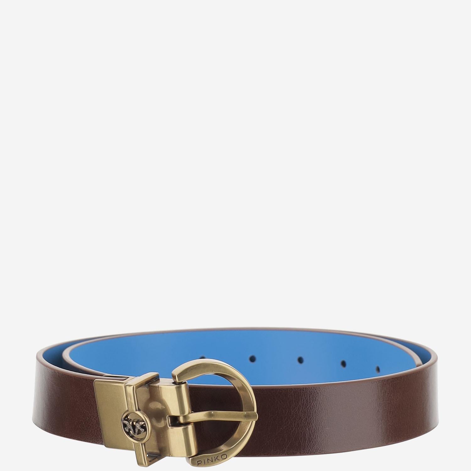 CINTURA REVERSIBILE LOVE BERRY IN PELLE 105456 A2BYLE2Q PINKO 