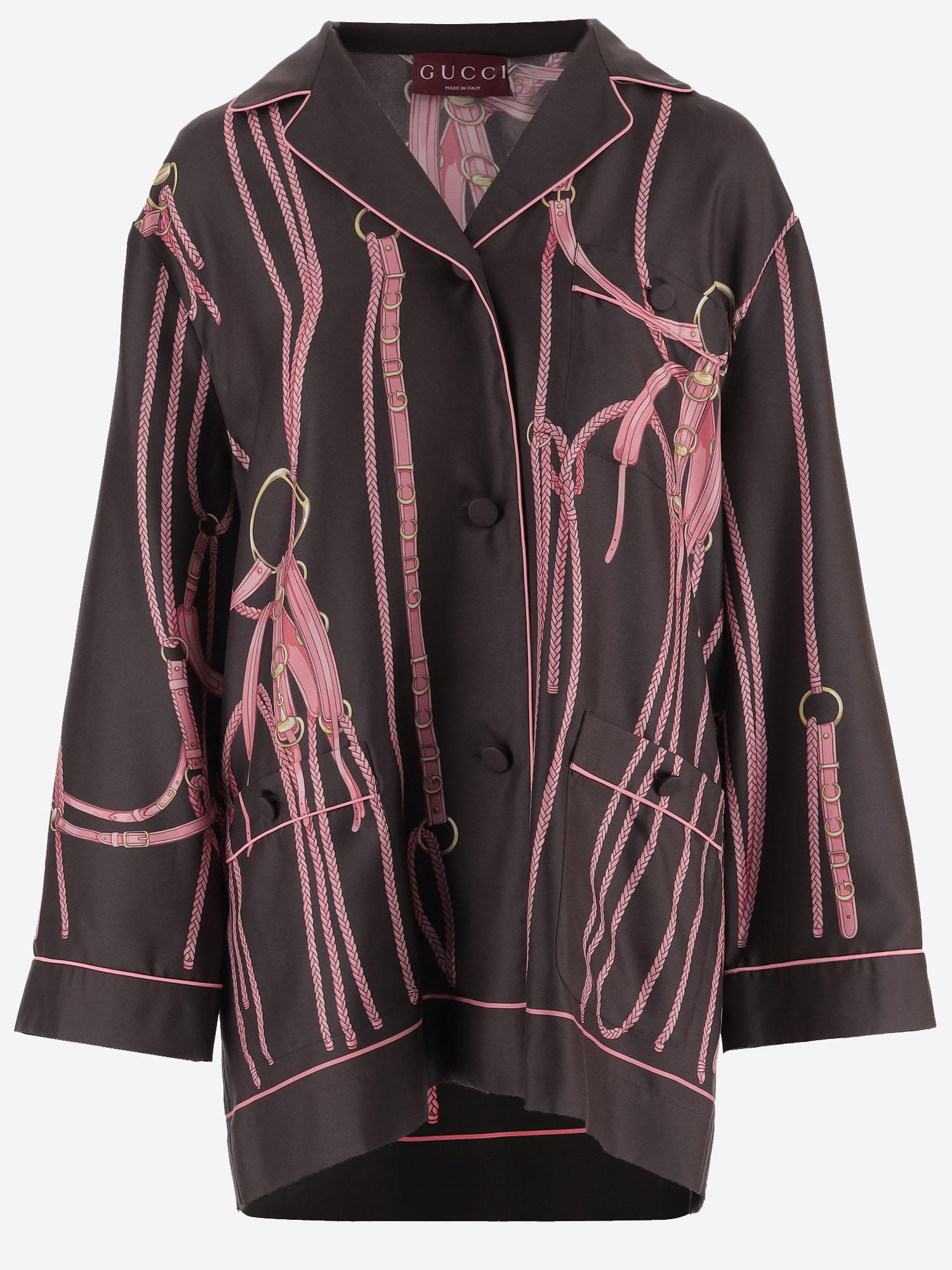 CAMICIA IN SETA 848553 ZAT9Y2083 GUCCI 