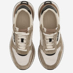 SNEAKERS IN PELLE E TESSUTO CON LOGO LATERALE 02A130 003SAFARIMASCARPONEA706NERO SALVATORE FERRAGAMO 