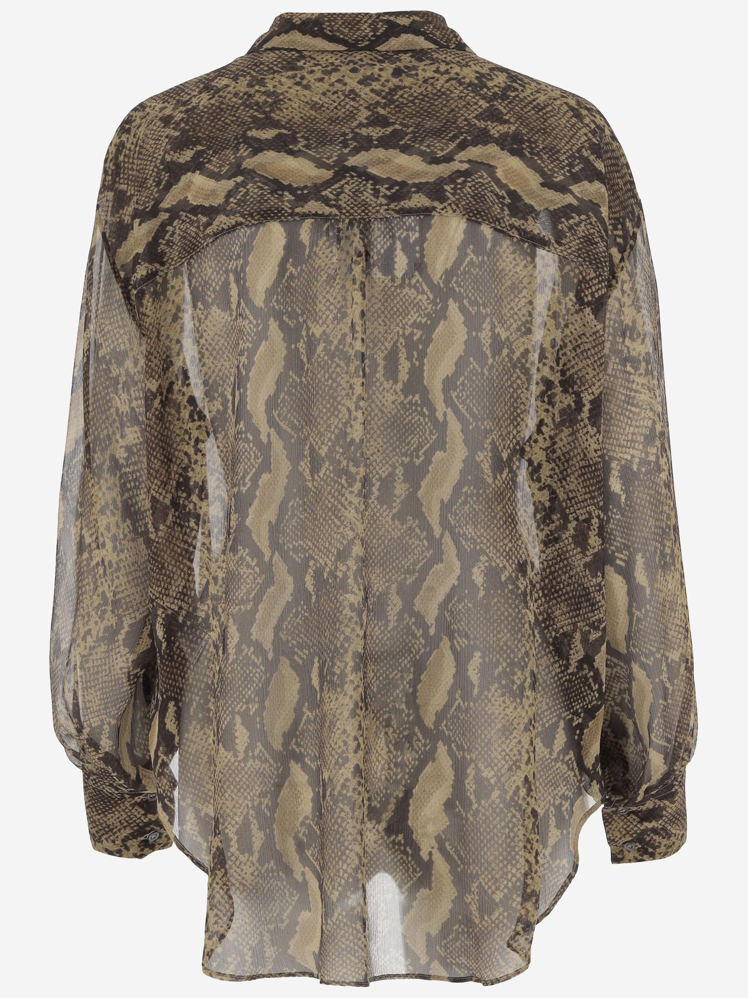 CAMICIA IN SETA CON MOTIVO ANIMALIER 5483G406P0 60331 ASPESI 