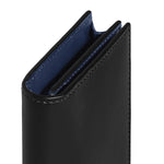 PORTACARTE IN PELLE MEISTERSTÜCK 221304 BLACK/INK BLUE MONTBLANC 