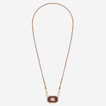 COLLANA BORGOGNA YUCATAN CO393 ORO MYA BAY 