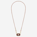 COLLANA BORGOGNA YUCATAN CO393 ORO MYA BAY 