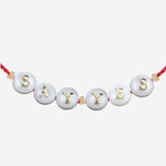 BRACCIALE SHELL CON PERLE IN VETRO SHELLSAYYES  SORBET ISLAND 
