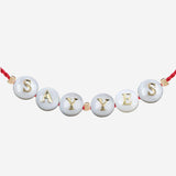 BRACCIALE SHELL CON PERLE IN VETRO SHELLSAYYES  SORBET ISLAND 