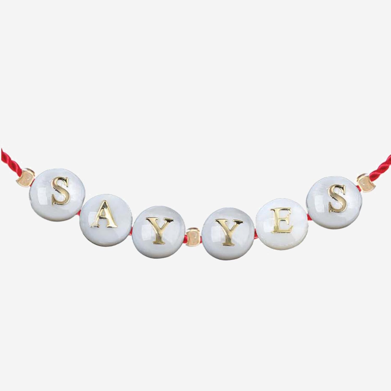 BRACCIALE SHELL CON PERLE IN VETRO SHELLSAYYES  SORBET ISLAND 