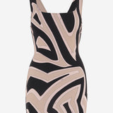 ABITO IN VISCOSA STRETCH CON STAMPA LABIRINTO 6HJG406H746 038 EMILIO PUCCI 