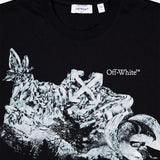 T-SHIRT IN COTONE CON LOGO 44MAA027S26J006001 0001 OFF-WHITE 