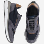 Sneakers in pelle 02A130 002DARKRAINNAVYE013NATURALE SALVATORE FERRAGAMO 