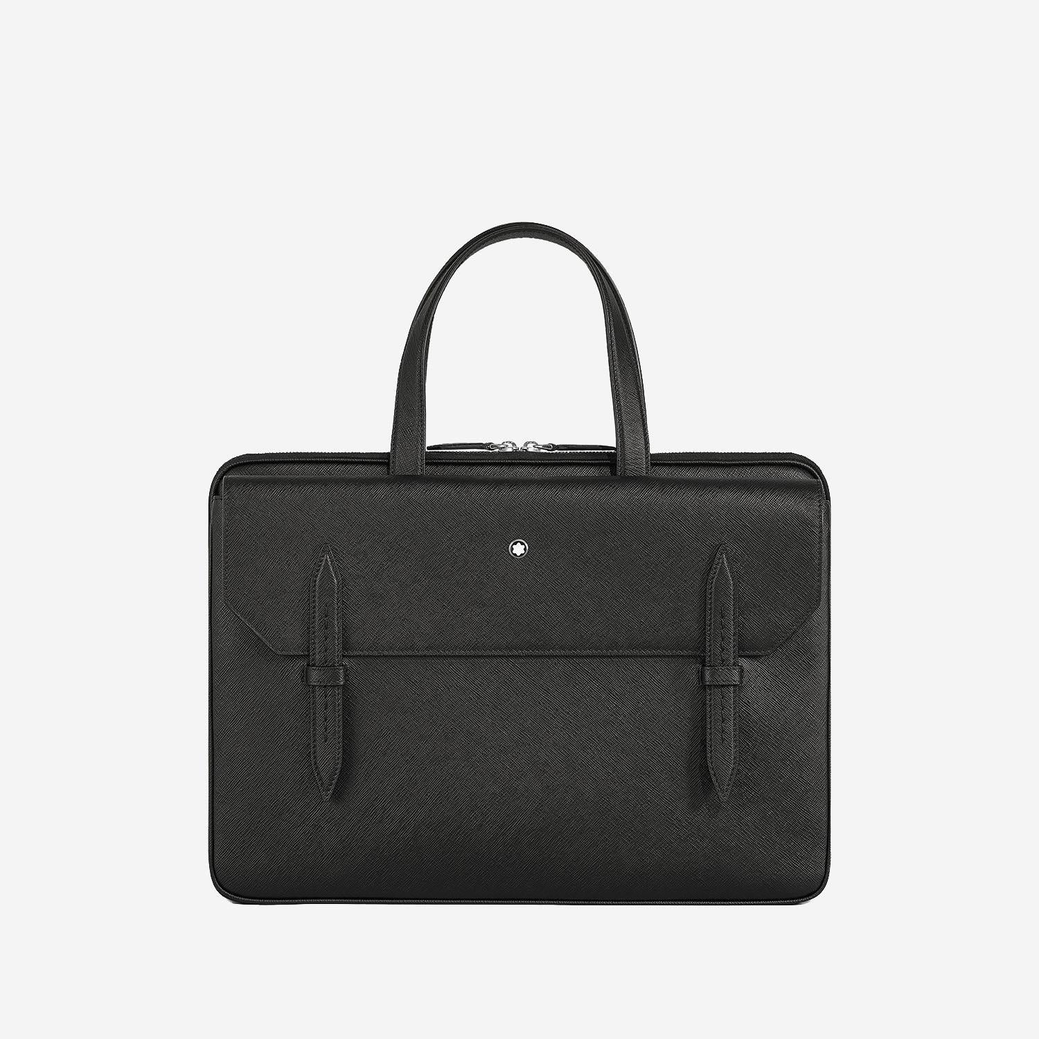 BORSA SOTTILE IN PELLE CON MANICI SUPERIORI 220490  MONTBLANC 