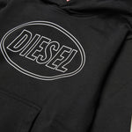 FELPA IN COTONE CON LOGO J02612 0GEADK900 DIESEL KIDS 