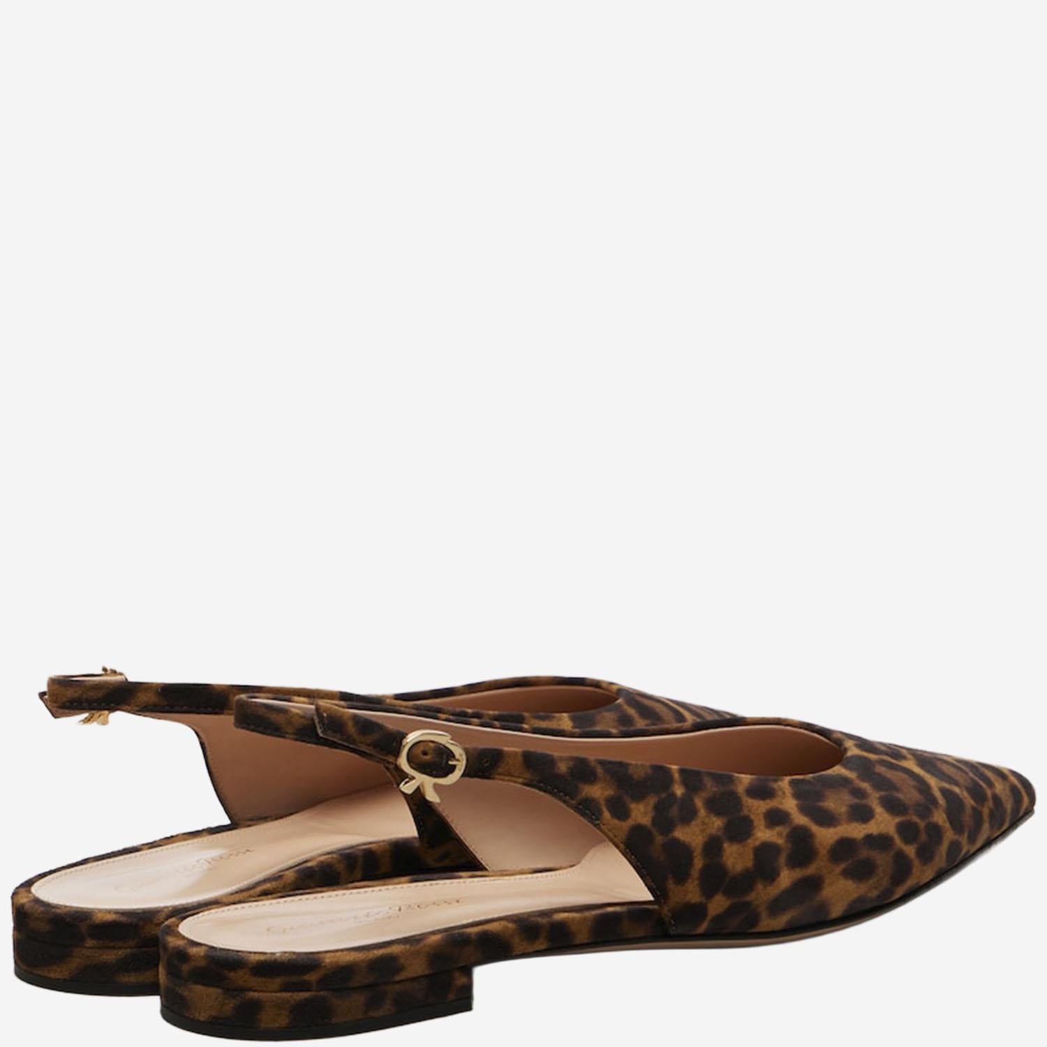 SLINGBACK ROBBIE CON MOTIVO ANIMALIER<BR/> G95546 05RICCMD GIANVITO ROSSI 