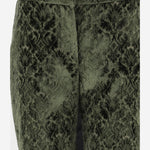 Pantaloni sartoriali in velluto barocco 8115901 MOAT IP PATTERN BURBERRY 