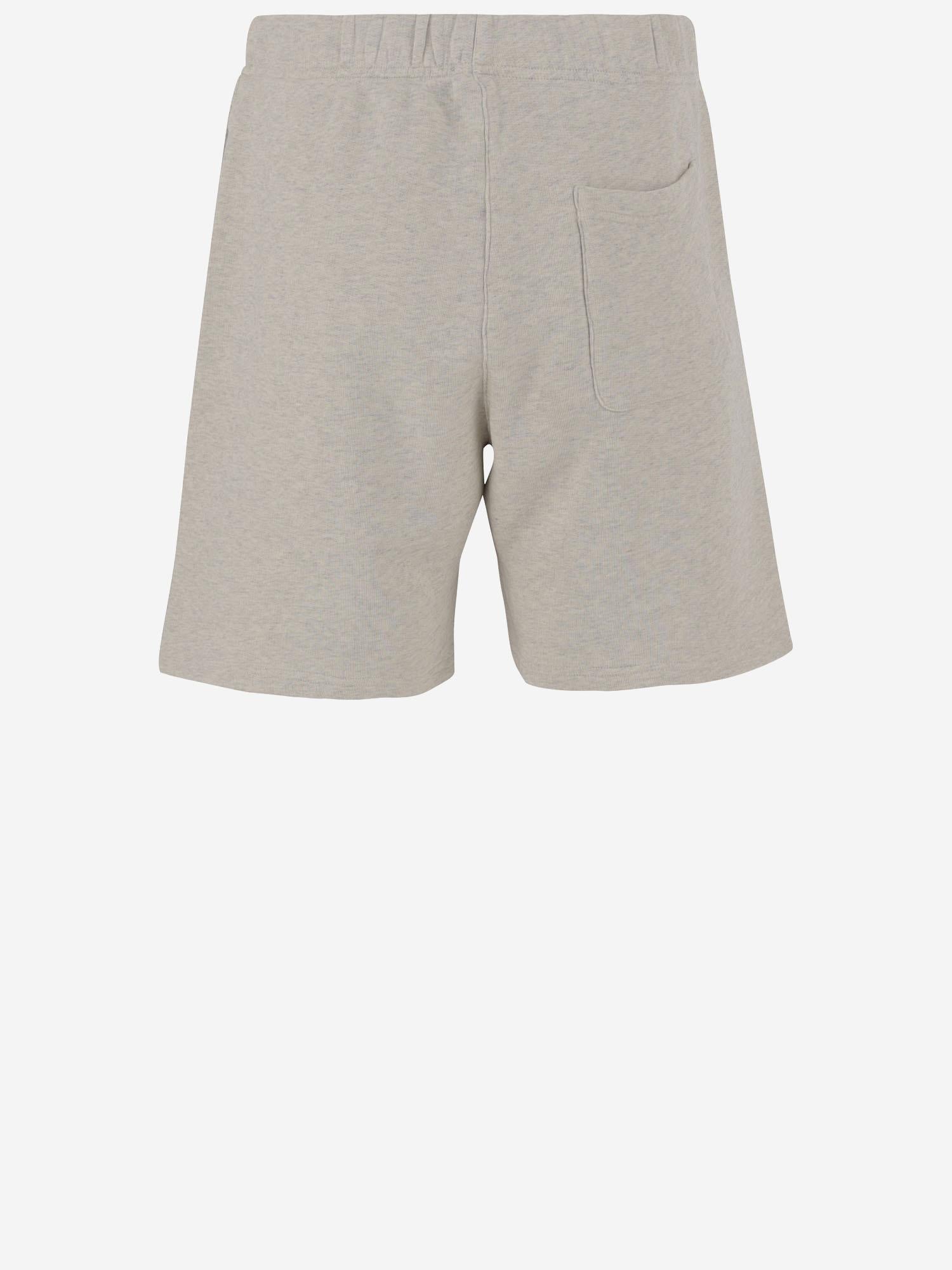 PANTALONI CORTI IN COTONE CON LOGO SHPMA5JM JERSEYMELANGE AUTRY 