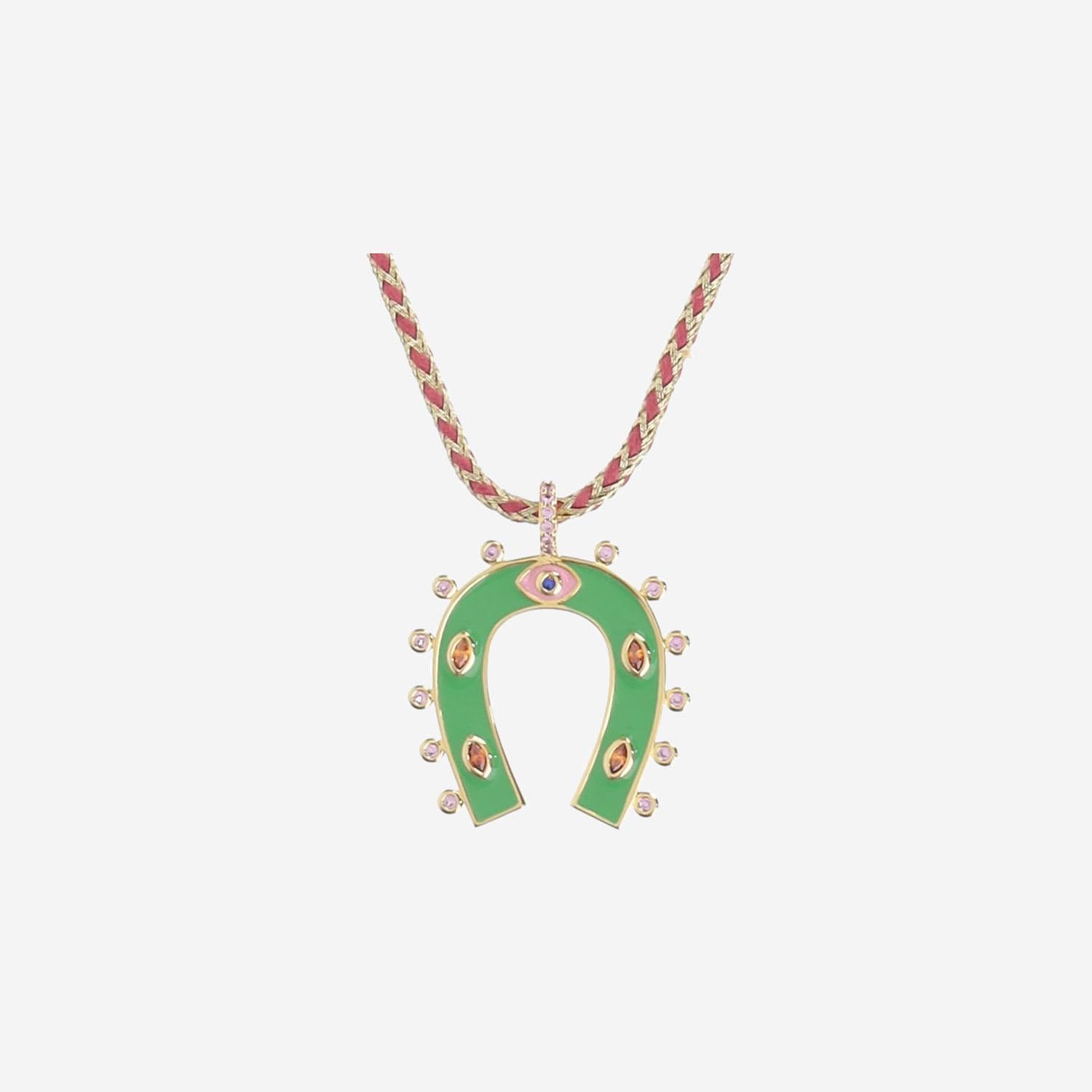 COLLANA FERRO DI CAVALLO CO377 ORO MYA BAY 