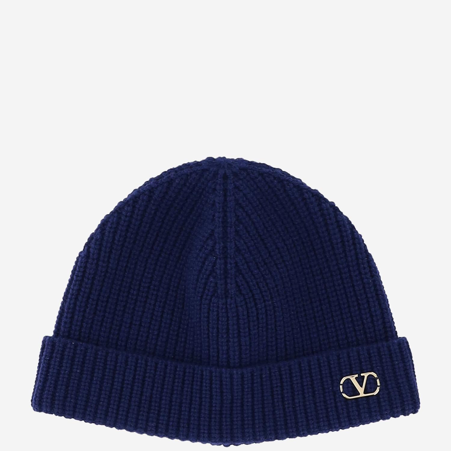 BEANIE KNITTED VLOGO SIGNATURE IN CASHEMERE 7Y2HB02G ATZD51 VALENTINO GARAVANI 
